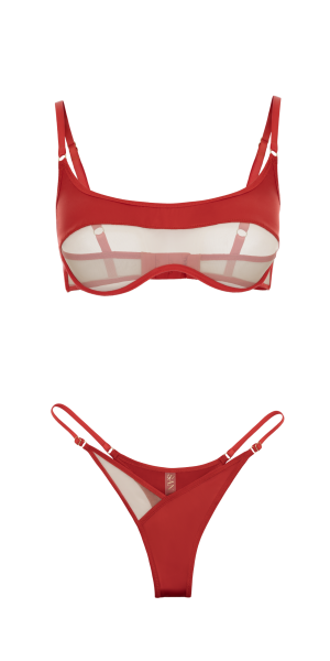 Lingerie set - Ornella Rouge Lingerie set - Ornella Rouge