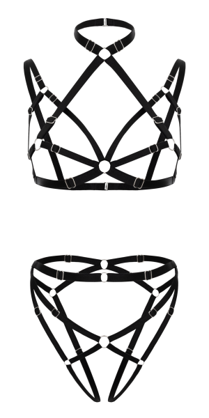 Garters - Obsidian Harness Garters - Obsidian Harness