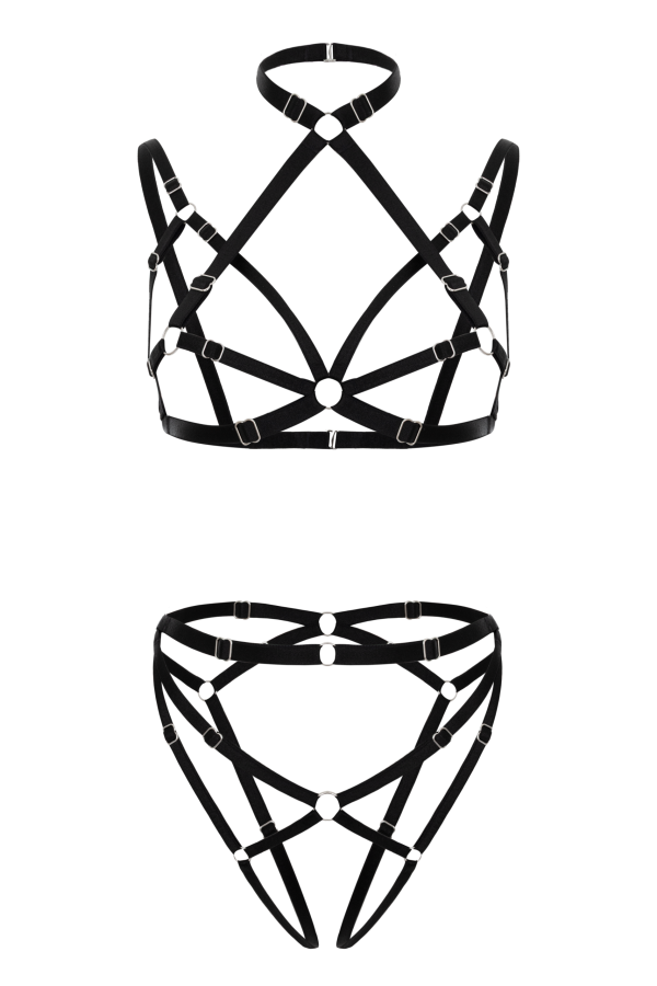 Garters - Obsidian Harness
