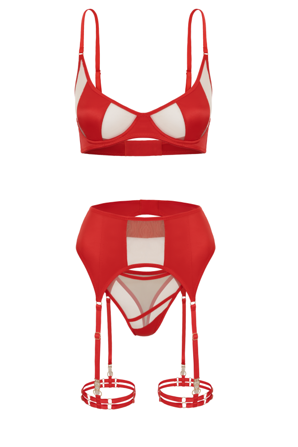 Lingerie set - Eclipse Rouge