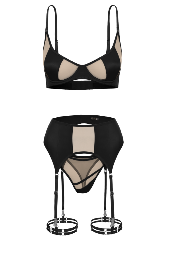 Lingerie set - Eclipse Noir Lingerie set - Eclipse Noir
